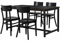 ACAZIA KOT-62 IRON RUOKAPÖYTÄ 140 X 90 CM + 4 CAFE PLUS TUOLIA