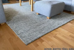 ALVERI KÄSINKUDOTTU 100% VILLAMATTO