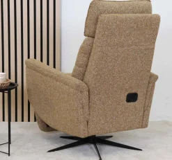APOLLO RECLINER TUOLI SÄHKÖSÄÄDÖILLÄ KELTAINEN KANGAS