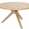 ATHENS 130 CM PYÖREÄ TAMMI RUOKAPÖYTÄ