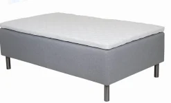 ATLAS-PLUS 80X200 CM RUNKOPATJASETTI 7CM LUX PETAUSPATJALLA, VÄRI FAME VAALEAHARMAA