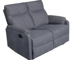 Belfast 2-istuttava recliner sohva, tummanharmaa Hygge kangas