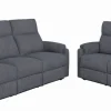 Belfast 3+2 recliner sohvaryhmä, tummanharmaa Hygge kangas