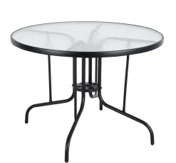 Bistro 100 cm pöytä + 4 Telex taittotuolia
