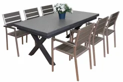CONCEPT JATKETTAVA RUOKAPÖYTÄ + MILANO ARTWOOD TUOLIT