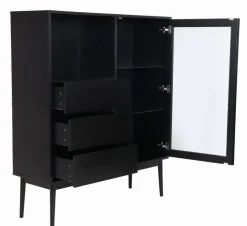 Copenhagen leveä tammivitriini 120 cm