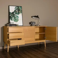 Copenhagen tammi senkki 160 cm, luonnonväri tammi