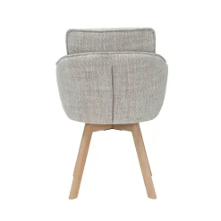 CORK PYÖRIVÄ RUOKAPÖYDÄN TUOLI BEIGE KANGAS