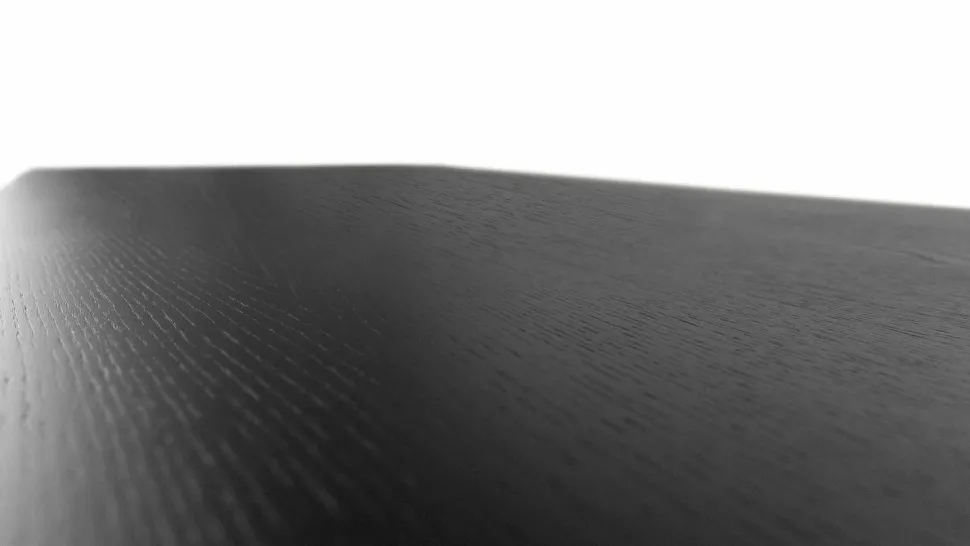 Curved jatkettava tammi ruokapöytä