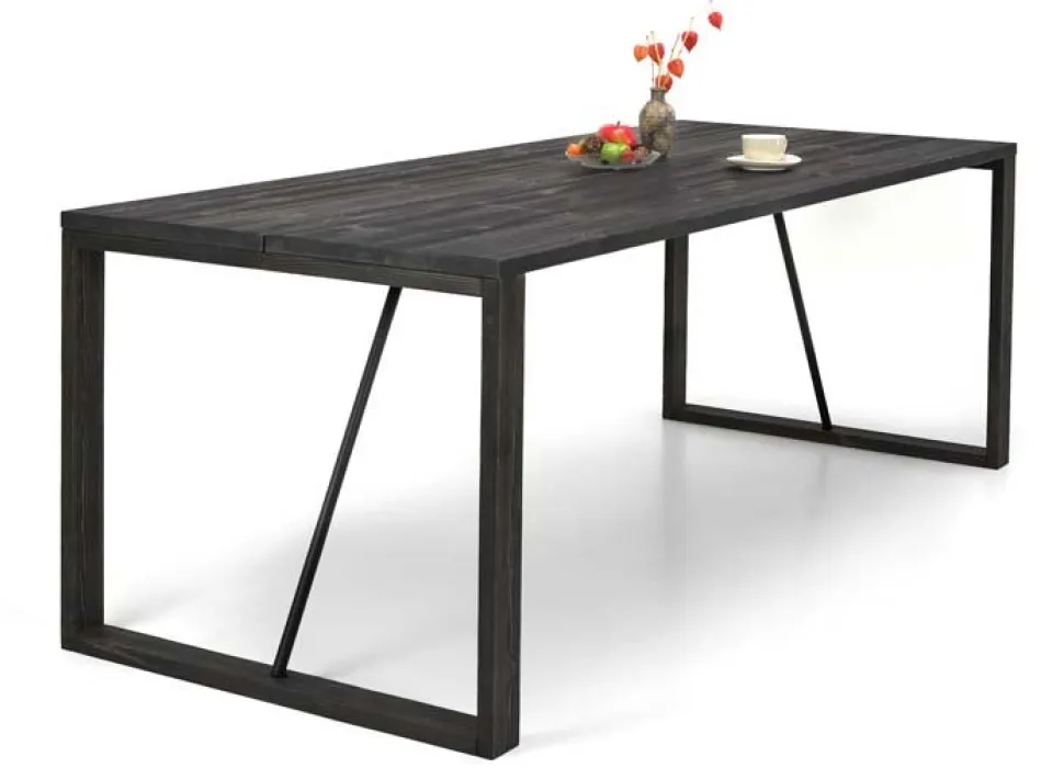 EDNA LANKKUPÖYTÄ PUUJALOILLA