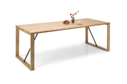EDNA LANKKUPÖYTÄ PUUJALOILLA + STYLE TUOLIT