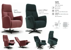 Ermatiko Lars recliner tuoli