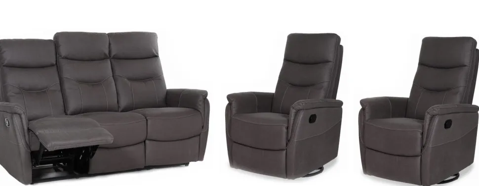 FLORIDA 3+1+1 RECLINER KALUSTO ANTIIKKIKANKAALLA
