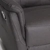 Florida recliner tuoli, tummaharmaa kangas