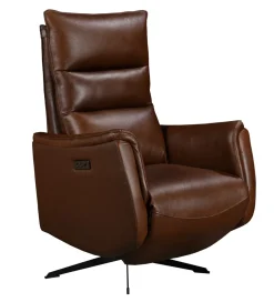 GENESIS NAHKAINEN RECLINER TUOLI SÄHKÖSÄÄDÖILLÄ, ERI VÄREJÄ
