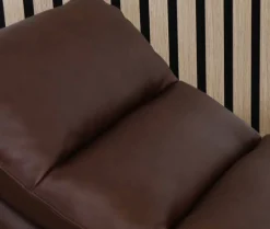 GENESIS NAHKAINEN RECLINER TUOLI SÄHKÖSÄÄDÖILLÄ RUSKEA NAHKA