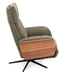 HJORT KNUDSEN 8292 RECLINER TUOLI KANGASVERHOILULLA