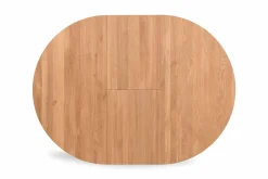 Holger Ø140 CM +50 CM JATKETTAVA PYÖREÄ TAMMIPÖYTÄ + 8 AUSTIN TAMMITUOLIA