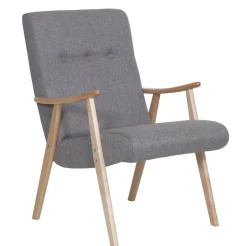 Kaisla retro lepotuoli koivu käsinojilla
