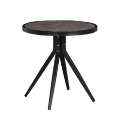 KASPER PYÖREÄ TERASSIPÖYTÄ + 2 CAFE TERASSITUOLIA NOJILLA