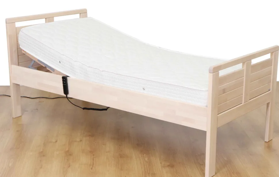 KITEE SENIORI SÄNKY 90X200 PHOENIX SÄÄTÖPOHJALLA JA SLEEP WELL VAAHTOMUOVIPATJALLA
