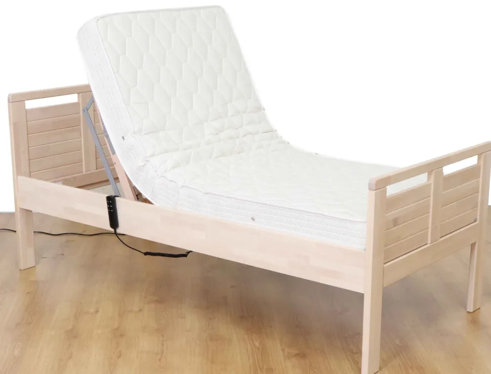 KITEE SENIORI SÄNKY 90X200 PHOENIX SÄÄTÖPOHJALLA JA SLEEP WELL VAAHTOMUOVIPATJALLA