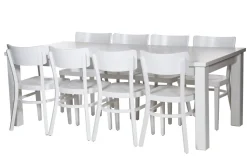 KOIVULA RUOKAPÖYTÄ 210X100 CM + 8 CAFE PLUS TUOLIA