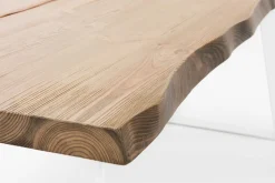 LANA LANKKUPÖYTÄ 150 CM PUUJALOILLA + 4 HARBO TUOLIA