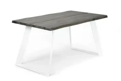 LANA LANKKURUOKAPÖYTÄ 150x89 METALLIJALALLA