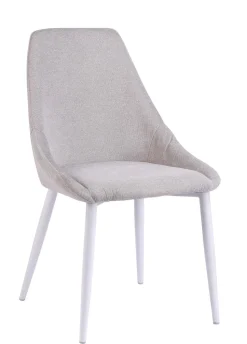 LEO PYÖREÄ PÖYTÄ + 4 KANGASVERHOILTUA SILVIA TUOLIA