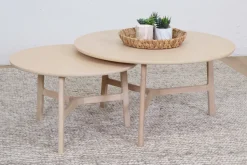 Loft pyöreä saarni sohvapöytä 80 cm