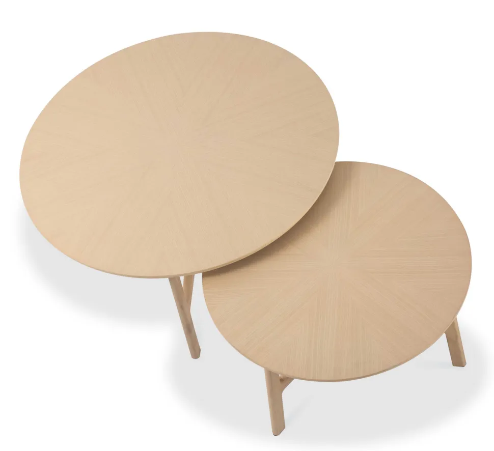 Loft pyöreä saarni sohvapöytä 65 cm