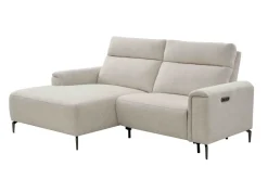MALTA SÄHKÖRECLINER DIVAANISOHVA, BEIGE KANGAS