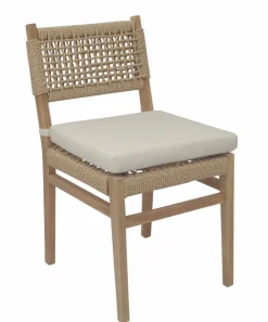 Marcelo Tiikki ruokapöytä 270x100cm + 10 Marcelo Teak tuolia, paksua massiivitiikkiä!
