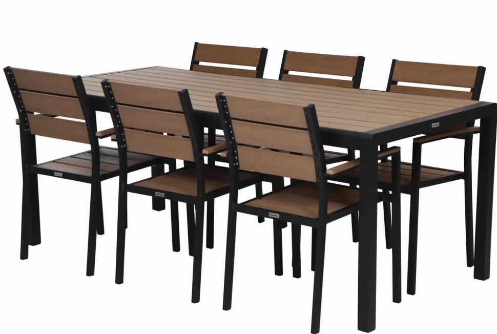 MILANO ARTWOOD PITKÄ RUOKAILURYHMÄ 290x90 CM