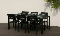 MILANO ARTWOOD PÖYTÄ + 6 MILANO TUOLIA
