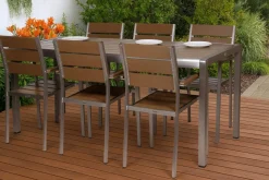 MILANO ARTWOOD PÖYTÄ + 6 MILANO TUOLIA