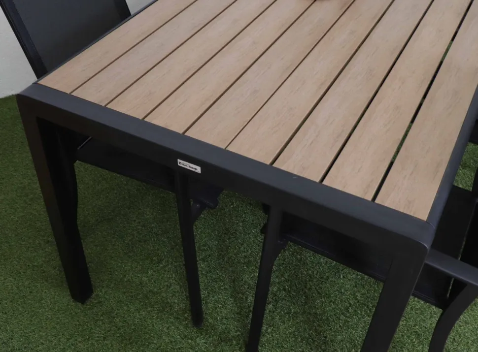 MILANO ARTWOOD PÖYTÄ + 6 QUATTRO TEXTILENE TUOLIA
