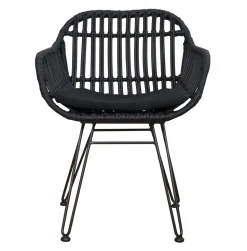 MILANO ARTWOOD PÖYTÄ 90 X 90 CM + 4 BETTINA POLYROTTINKITUOLIA