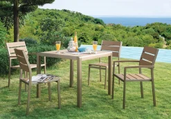 MILANO ARTWOOD PÖYTÄ 90x90CM JA MILANO TUOLIT