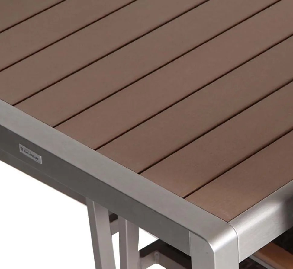 MILANO 150 CM ARTWOOD PÖYTÄ + 4 BETTINA POLYROTTINKI TUOLIA