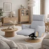 NEBRASKA RECLINER TUOLI SÄHKÖSÄÄDÖILLÄ HARMAA KANGAS