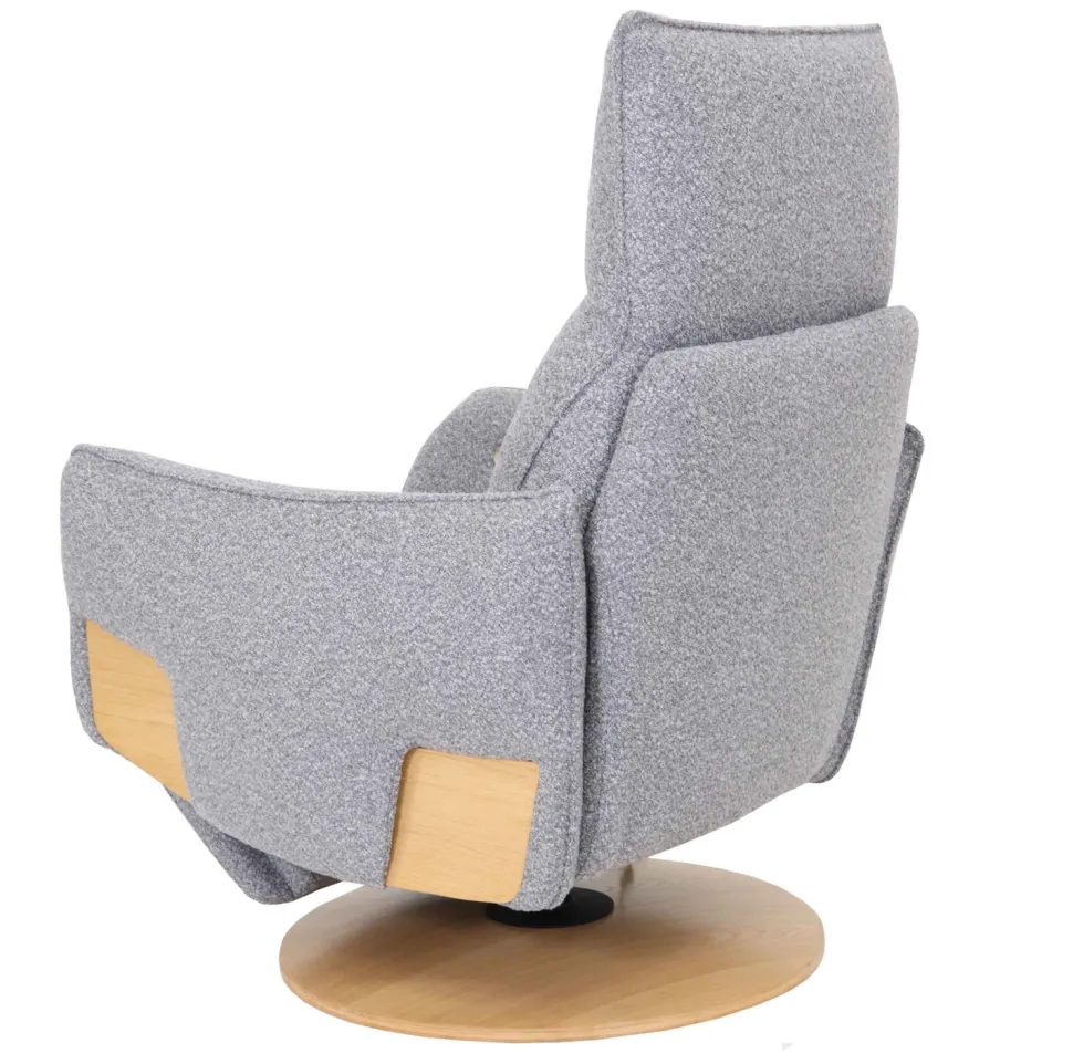 NEBRASKA RECLINER TUOLI SÄHKÖSÄÄDÖILLÄ HARMAA KANGAS