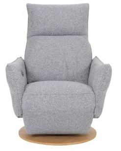 NEBRASKA RECLINER TUOLI SÄHKÖSÄÄDÖILLÄ HARMAA KANGAS
