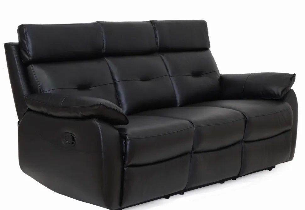 NEW YORK 3+1 RECLINER SOHVAKALUSTO AIDOLLA NAHKALLA