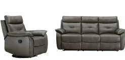 NEW YORK 3+1+1 RECLINER SOHVAKALUSTO AIDOLLA NAHKALLA