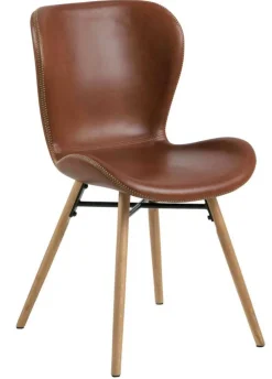 ORIENT PYÖREÄ 120 CM DESIGN RUOKAPÖYTÄ LASIKANNELLA + 4 OREGON PU-NAHKALLA VERHOILTUNA
