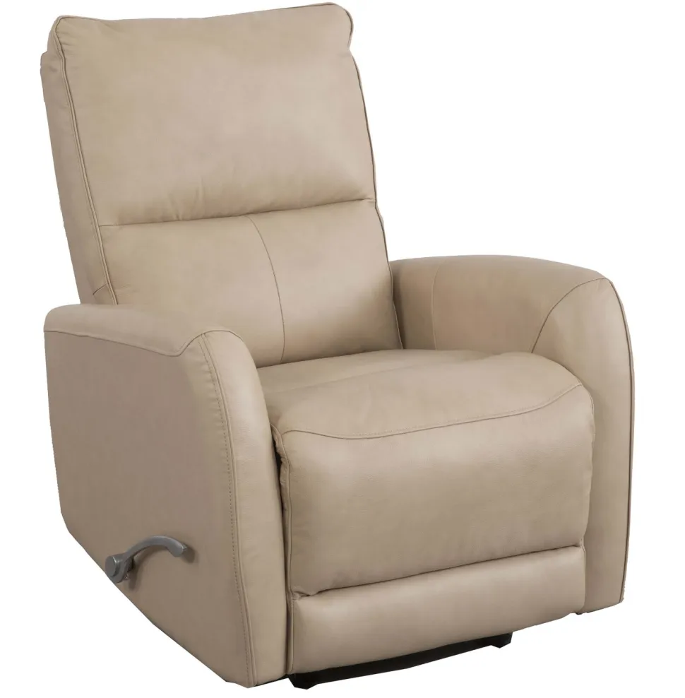 ORLANDO RECLINER TUOLI BEIGE NAHKA