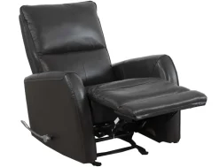 ORLANDO RECLINER TUOLI MIDNIGHT BLACK NAHKA