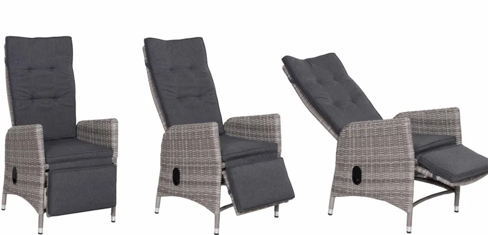 Palma polyrottinki recliner tuolit ja pöytä